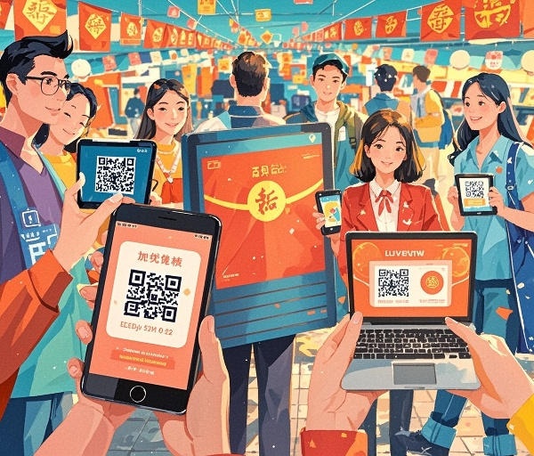 传布飞轮：扫码得红包→分享赚积分→兑换特权→裂变新用户